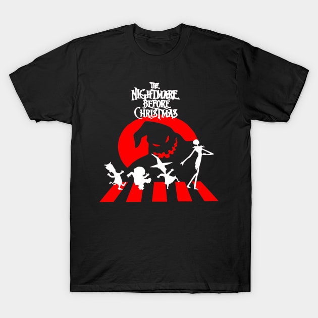 Nightmare Before Christmas Crossing T-Shirt by OtakuPapercraft